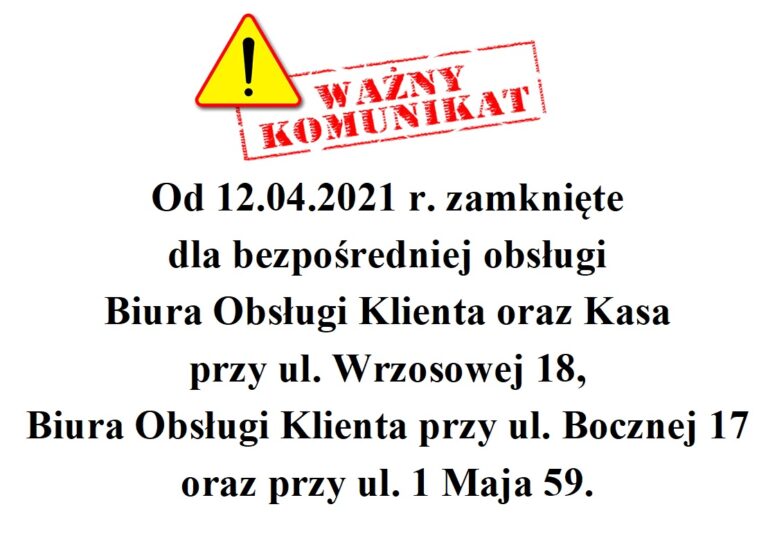Informacja!!