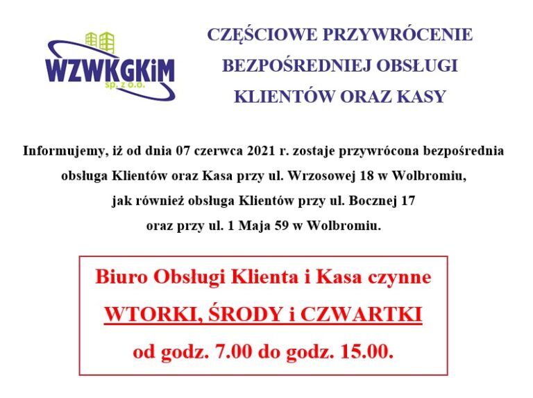 Informacja !!