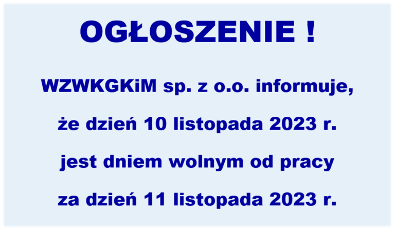 Ogłoszenie!!!