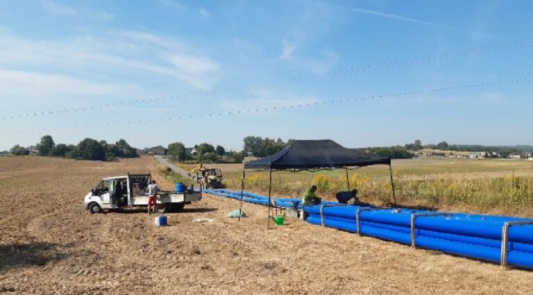 Przebudowa odcinka sieci wodociągowej w miejscowości Kąpiele Wielkie Kolonia Sarnie Doły