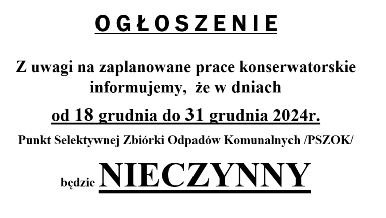 Ogłoszenie !!!