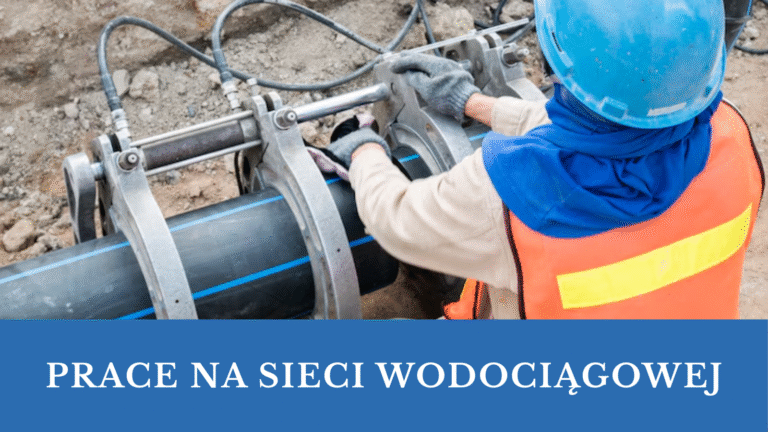 Uwaga! Prace na sieci wodociągowej!